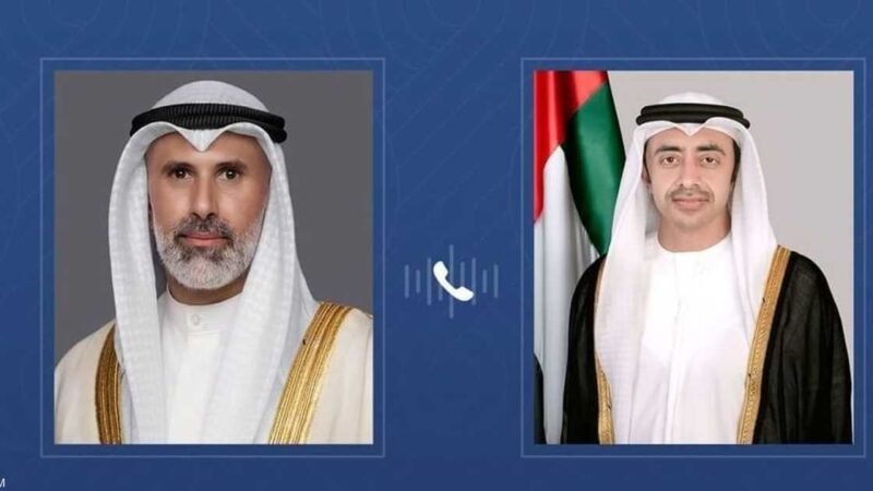 UAE and Kuwait Foreign Ministers Discuss Regional Developments