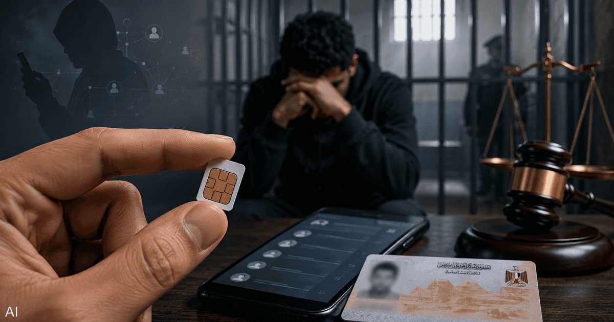 Egyptian Student Sentenced to 25 Years Over Unknowingly Held SIM Card