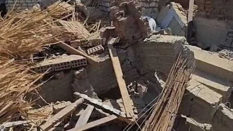 Three Rescued Following Building Collapse in Sohag, Egypt