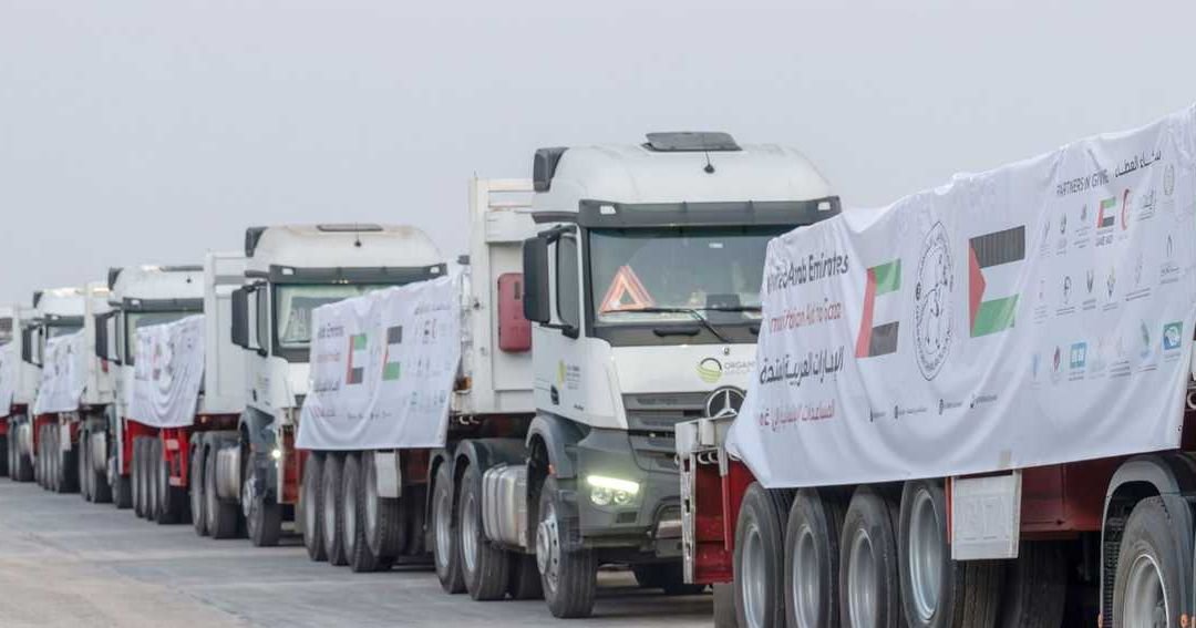 UAE Delivers 800 Tons of Aid to Gaza in Latest Humanitarian Push