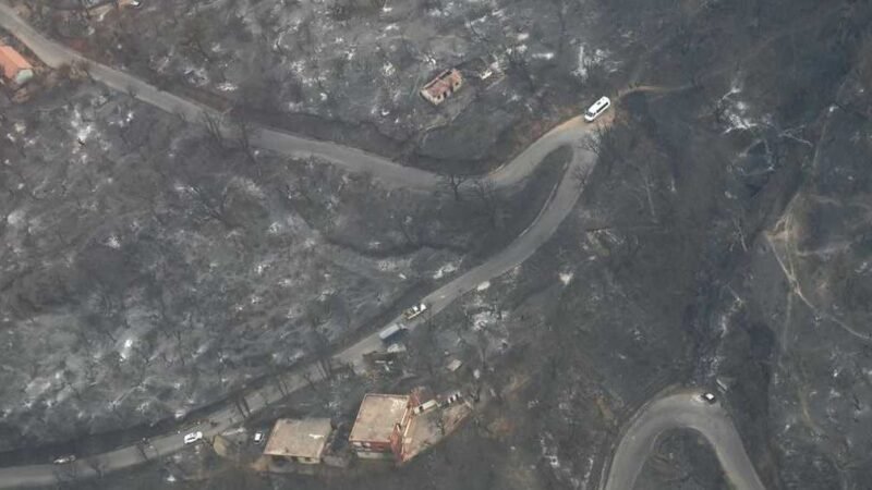 Aerial Imagery Reveals Devastation in Algeria’s Jijel Province