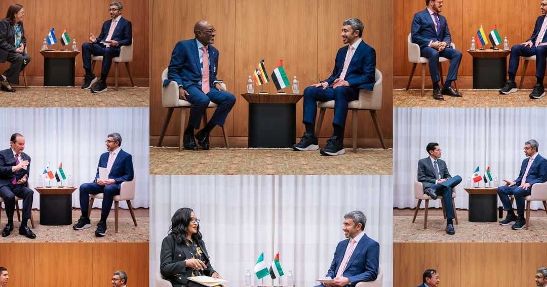 UAE Foreign Minister Holds Diplomatic Talks at UN General Assembly