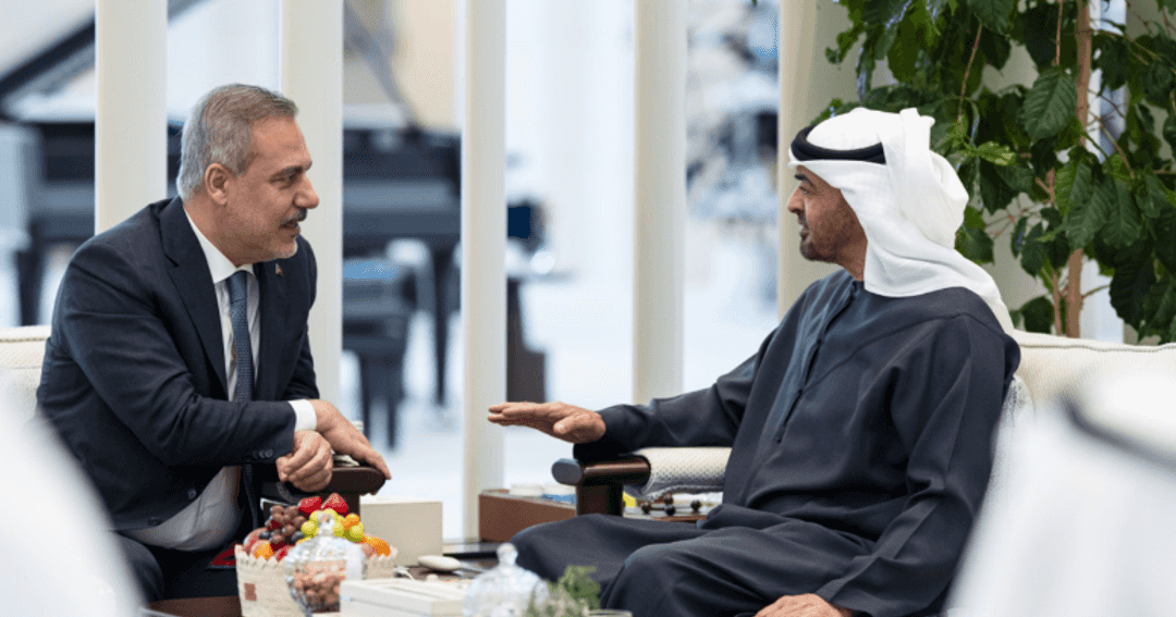 UAE President Receives Turkish Foreign Minister in Abu Dhabi