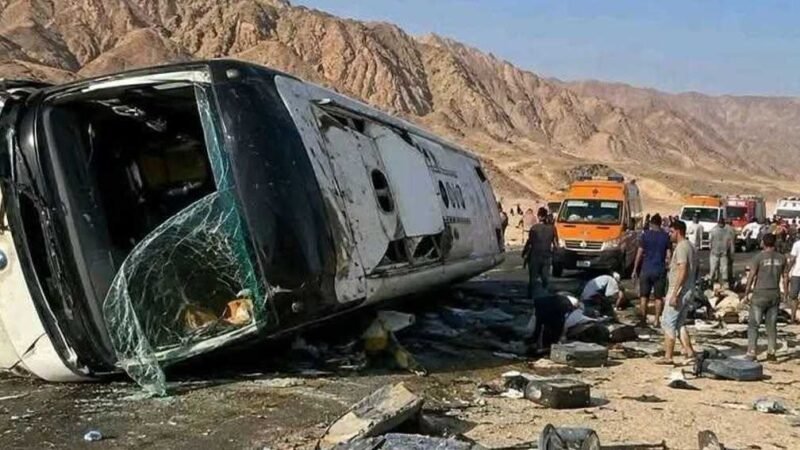 22 Killed, Including 10 Jordanians, in Egypt Bus Crash