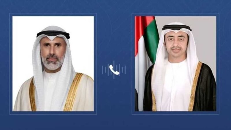 UAE and Kuwait Foreign Ministers Discuss Regional Developments