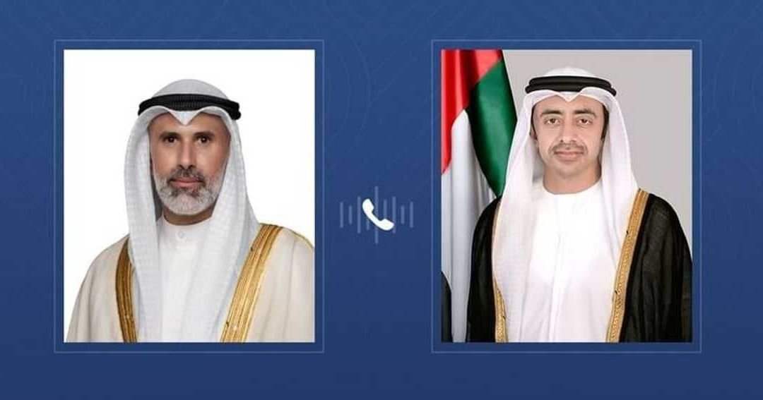 UAE and Kuwait Foreign Ministers Discuss Regional Developments
