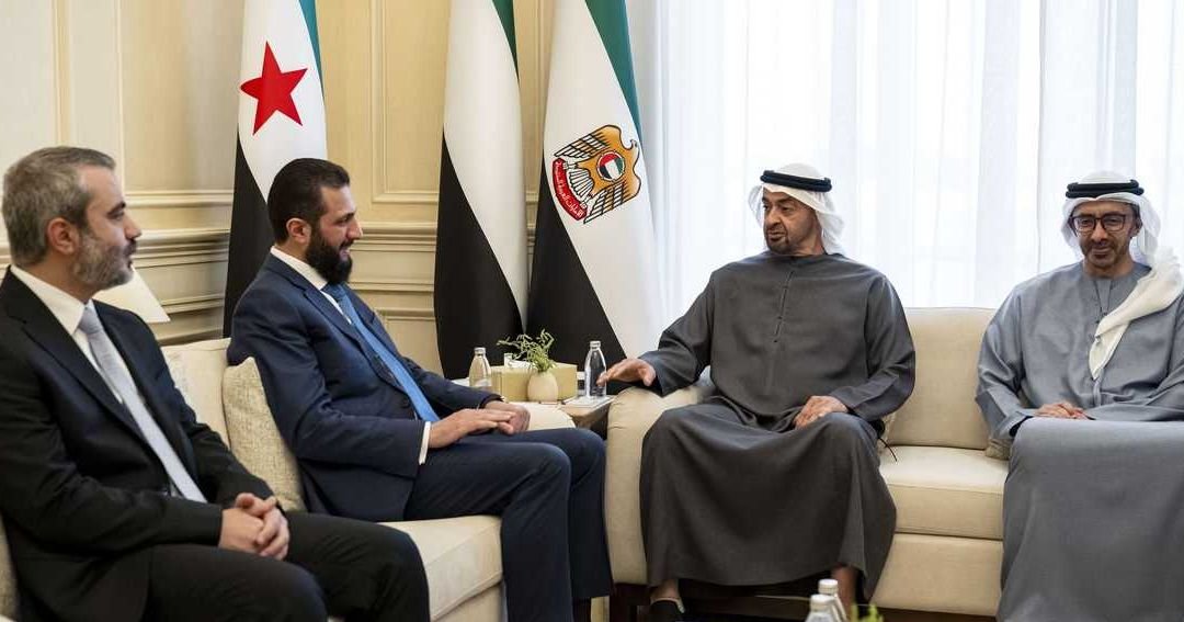 UAE President and Syrian President Discuss Bilateral Ties