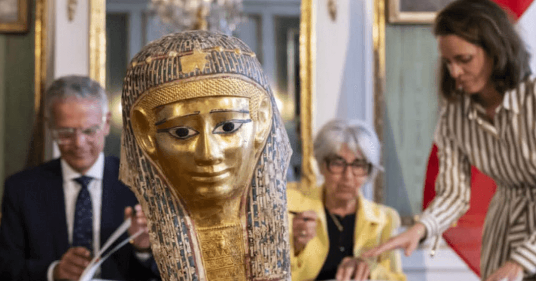 Egypt Successfully Recovers Ancient Golden Mask from Switzerland