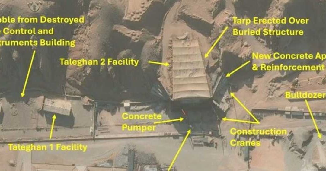 Satellite Imagery Reveals Iran Rebuilding ‘Taleghan 2’ Facility