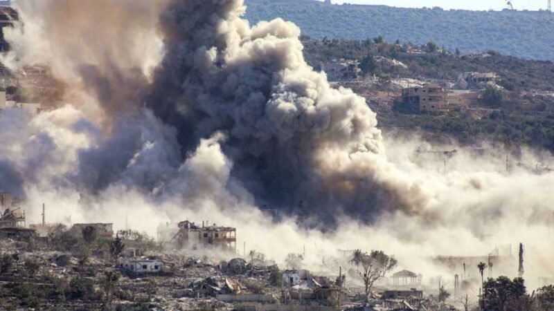 Israeli Airstrikes Target Nabatieh in Southern Lebanon