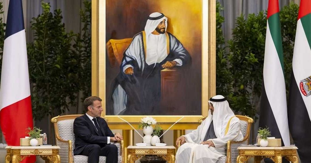 UAE President and Macron Discuss Strategic Partnership and Regional Ties