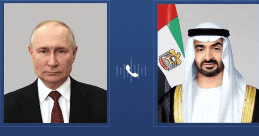 UAE President and Russian Leader Discuss Strengthening Strategic Ties