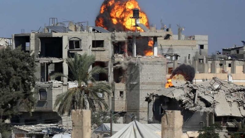 Six Palestinians Killed in Israeli Strikes on Gaza