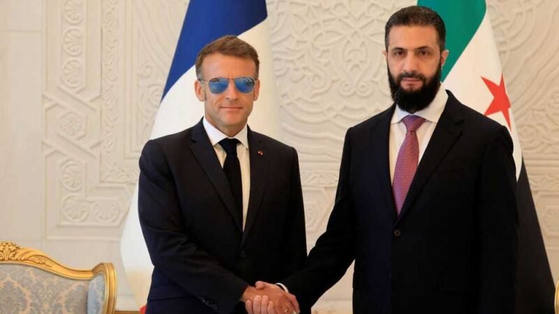 Macron and al-Sharaa Discuss Syrian Reconstruction and Energy Security
