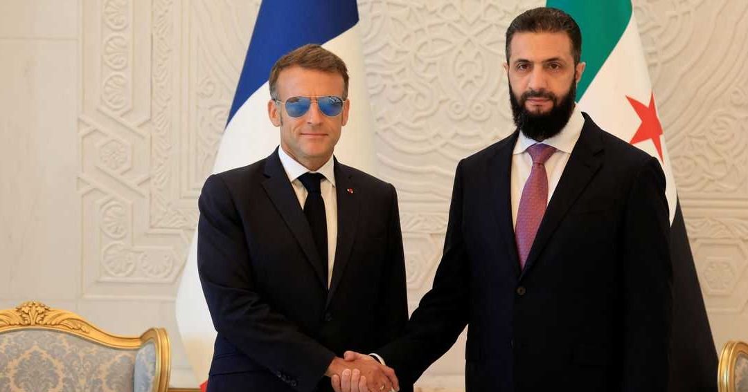 Macron and al-Sharaa Discuss Syrian Reconstruction and Energy Security